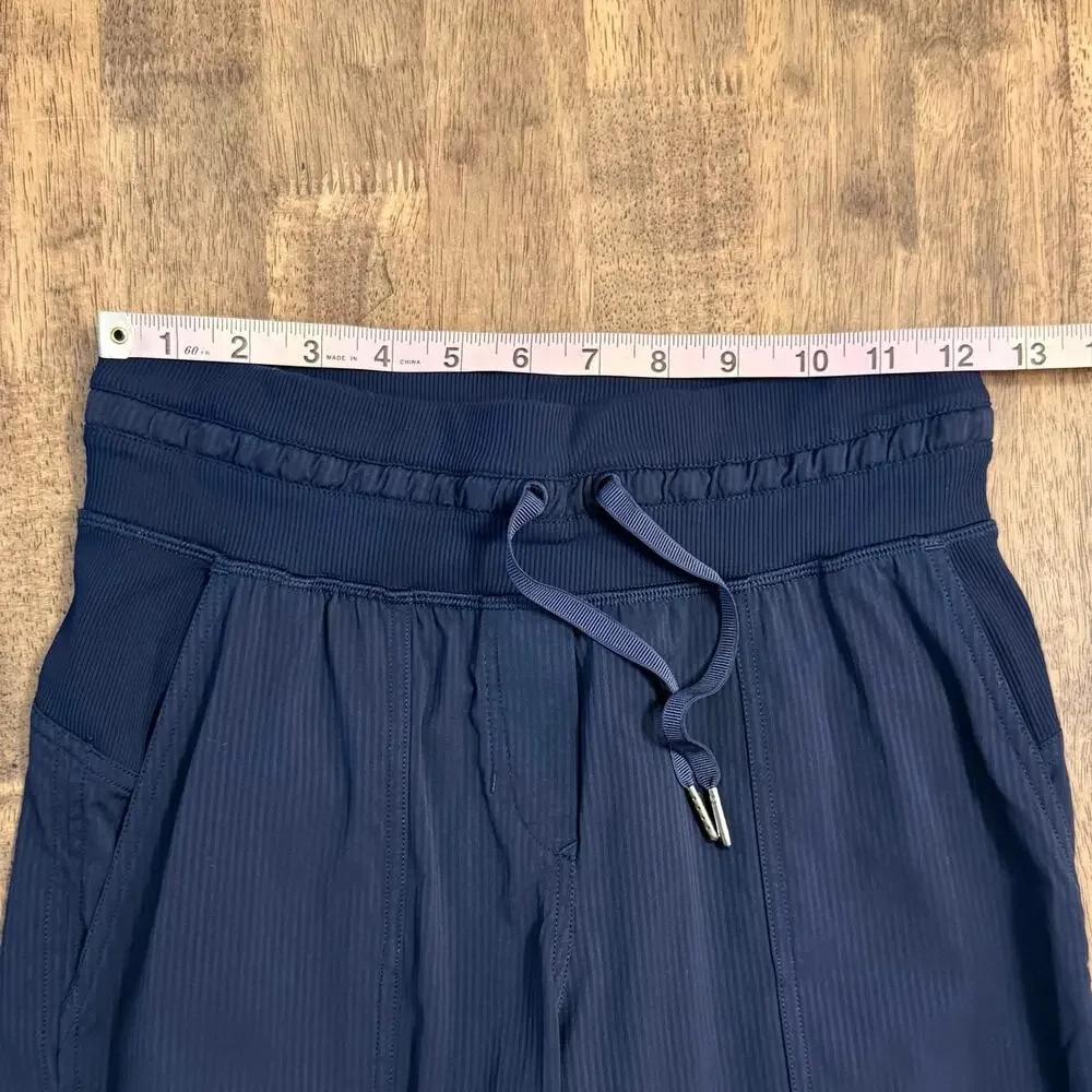 Lululemon Dance Studio Crop Mid Rise Pant 25” On The Move Athleisure Navy Size 2